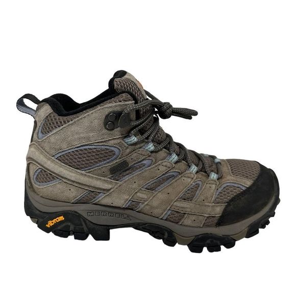 Merrell Shoes - Women’s merrell Moab trail hiking boots size 8.5 blue